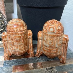 R2D2 Star Wars Salt Pepper Shakers New